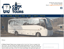 Tablet Screenshot of obriencoachtours.com